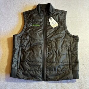 PrAna Insulated Ice Flow Vest Womens M Black 137 Ventures Puffer Quilted Jacket